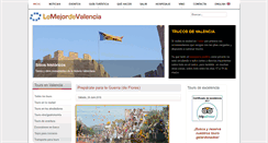Desktop Screenshot of lomejordevalencia.com
